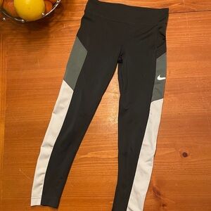 Nike Kids Black and Gray Sweatpants